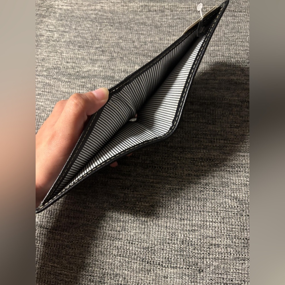 TIMBERLAND BLACK LEATHER WALLET - Picture 3 of 4